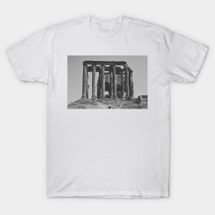 Ancient Greek Architecture Newspaper Style T-Shirt